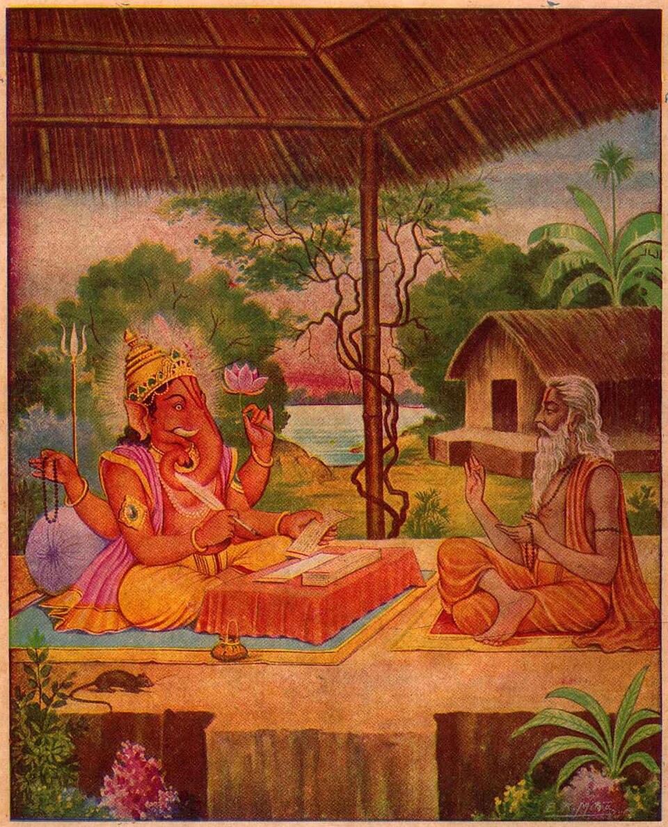 गणेश का कलात्मक चित्र